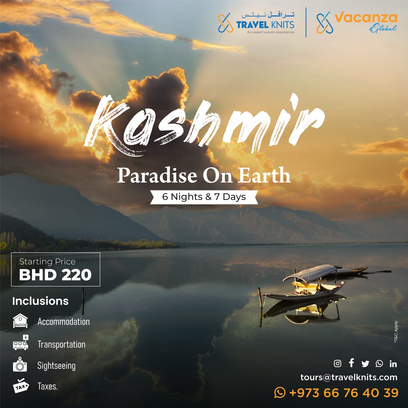 KASHMIR  PARADISE ON EARTH  |												