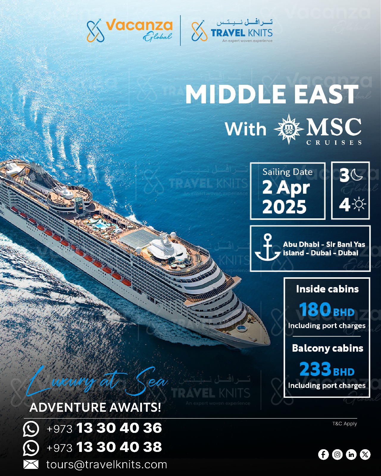 tour packages from bahrain